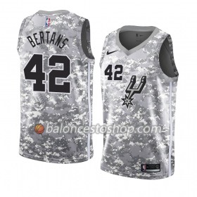 Camiseta Hombre NBA San Antonio Spurs Davis Bertans 42 2018-19 Nike Gris Swingman